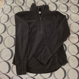 Old Navy Black Zip-Up Sweatshirt